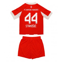 Bayern Munich Josip Stanisic #44 Thuis tenue Kids 2025-26 Korte Mouw (+ Korte broeken)